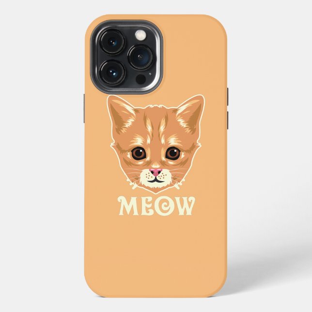 Coque iPhone Miau de chat  (Verso)