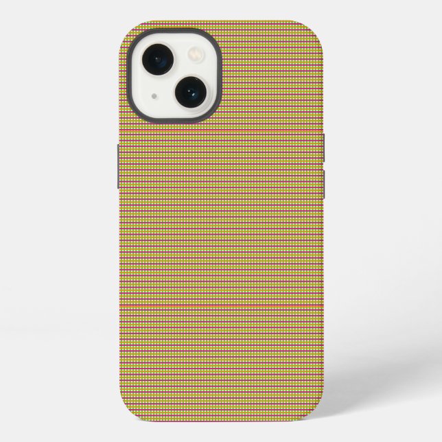 Coque iPhone Micro Plaid (Verso)