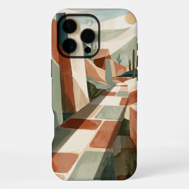 Coque iPhone Mid-Century Modern iPhone 16 Pro Max Case (Verso)