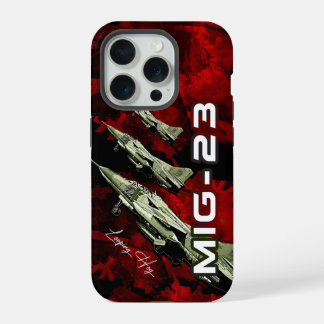 Coque iPhone 15 Pro mig23 sovie union avion de combat avion avion de c