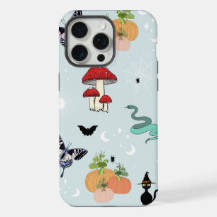 Coque iPhone 15 Pro Max Mignon Épouvantable Halloween Pastel Cottagecore A
