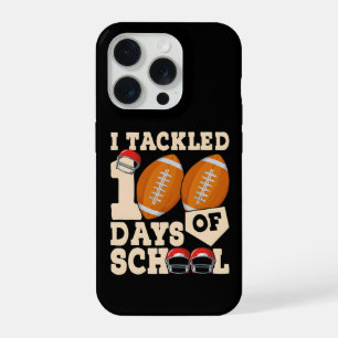 Coque iPhone 15 Pro Mignon J'ai Réussi 100 Jours École Football Enfant