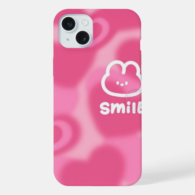 Coque iPhone Mignon rose  (Verso)