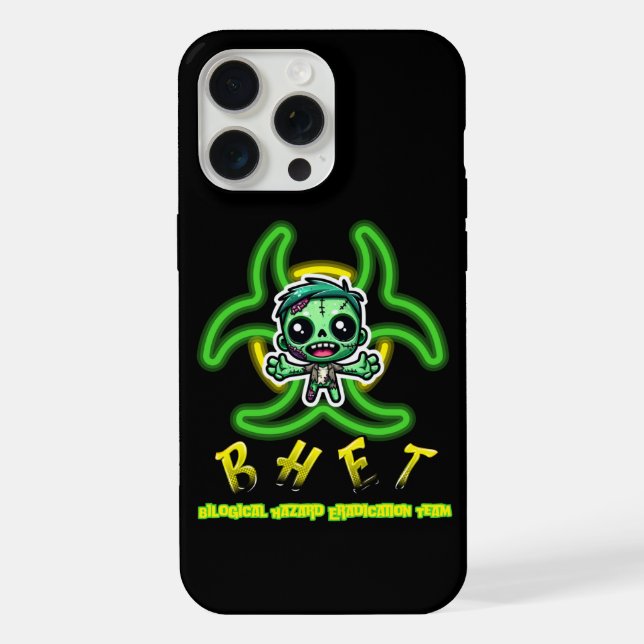 Coque iPhone Mignonne, drôle de zombie (Verso)