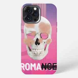 Etui iPhone 13 Pro Max Mikitiez Dreamer crâne tatto arc-en-ciel rocher ro