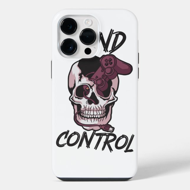 Coque iPhone Mind control gaming design (Verso)