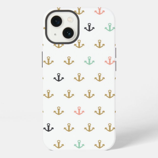 Coque iPhone Mini Anchor Pattern (Verso)