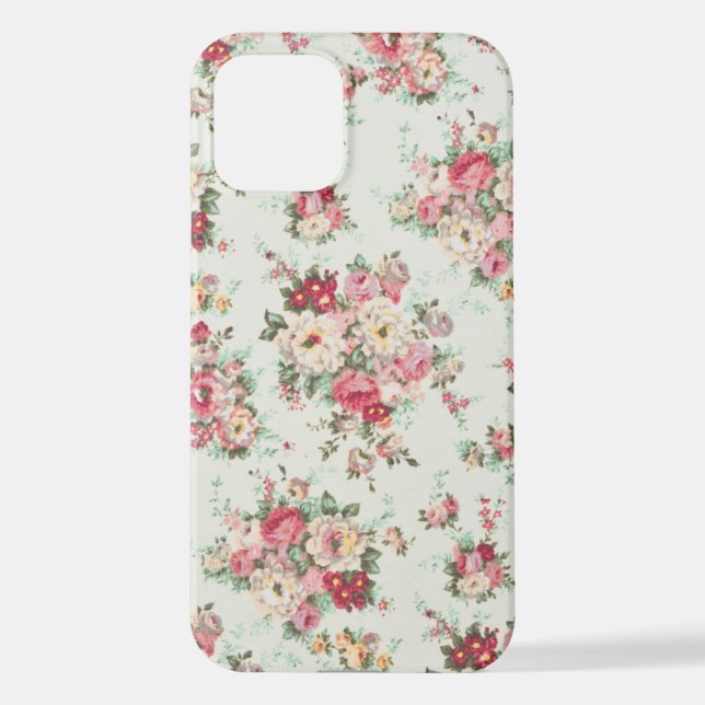 Coque iPhone Minimal Custom Floral Photo (Verso)