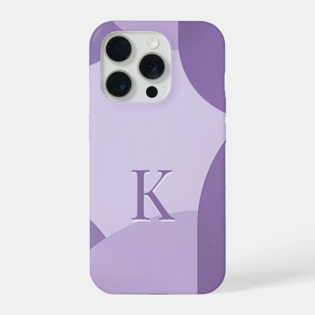 Coque iPhone Minimal Letter K Phone Case – Calm Aesthetic Initi (Verso)