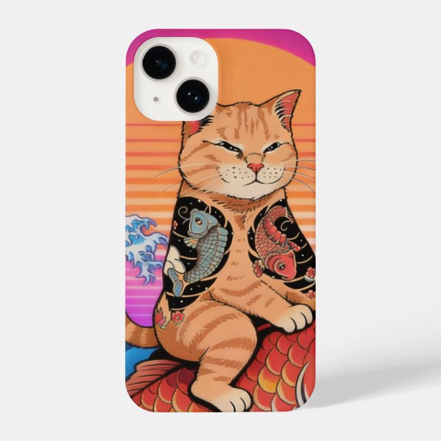 Coque iPhone Minimal Wave iPhone 14 Case (Verso)