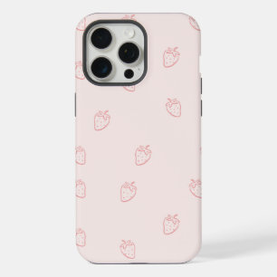 Coque iPhone 15 Pro Max Minimalisme de la fraise