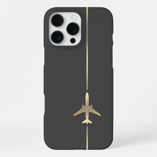 Coque iPhone Minimalist Aviation  (Verso)