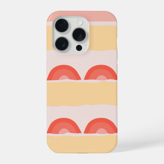 Coque iPhone Minimalist Strawberry Cake (Verso)