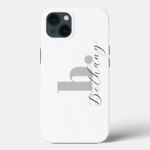 Minimaliste Moderne Monogramme Nom de Script