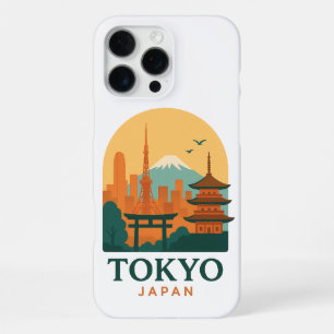 Coque iPhone 16 Pro Max Minimaliste Tokyo Japon Voyage   Moderne 