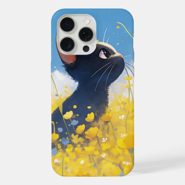 Coque iPhone Minuit dans la prairie (Verso)