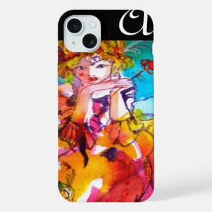 Coque iPhone 15 Plus MIRANDOLINA Masques de Carnaval de Venise Monogram
