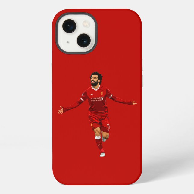 Coque iPhone Mo Salah (Verso)