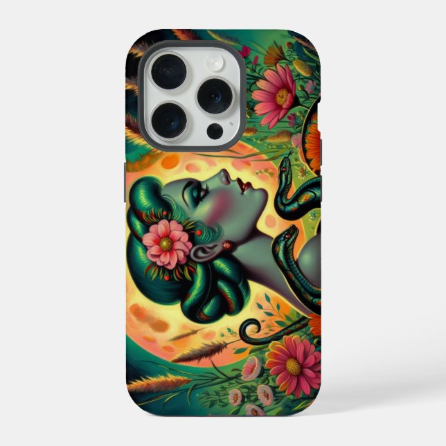 Coque iPhone Mod Méduse  (Verso)