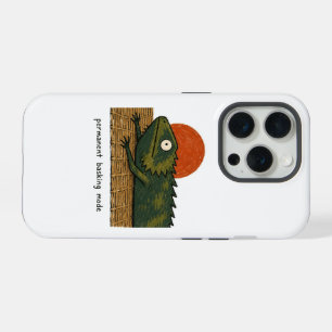 Coque iPhone 15 Pro Mode de Bain Permanent Art Lézard Barbu