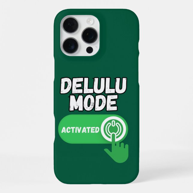 Coque iPhone Mode Délire Activé | Drôle Gen Z (Verso)