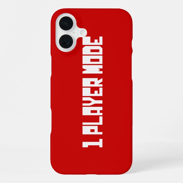 Coque iPhone Mode solo / un joueur (Verso)