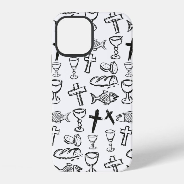 Coque iPhone Modèle chrétien (Verso)