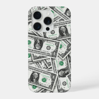 Coque iPhone 15 Pro Modèle de billet d'un dollar