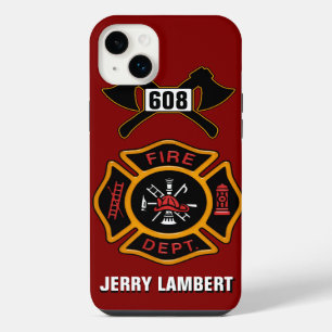 Modèle de nom de badge du département des incendie
