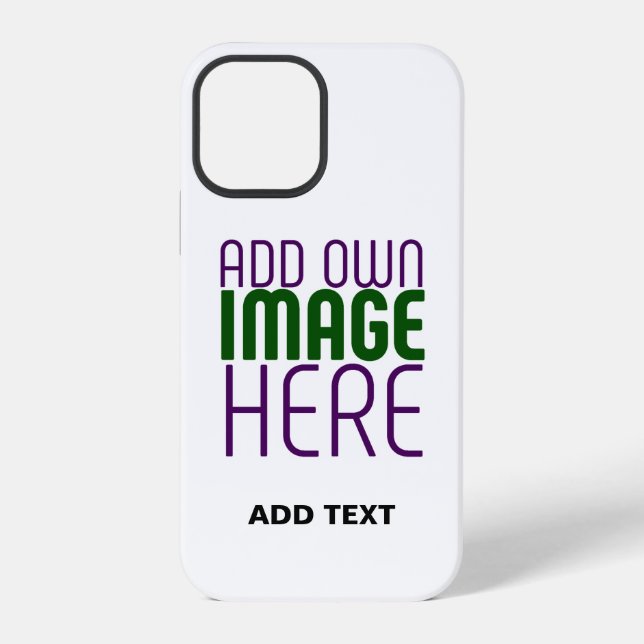 COQUE iPhone MODELE DE TEXTE D'IMAGE BLANC SIMPLE ÉDITABLE MODE (Verso)
