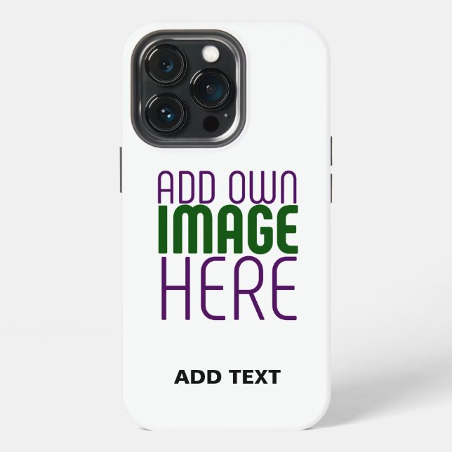 COQUE iPhone MODÈLE DE TEXTE D'IMAGE BLANCHE SIMPLE MODERNE (Dos)
