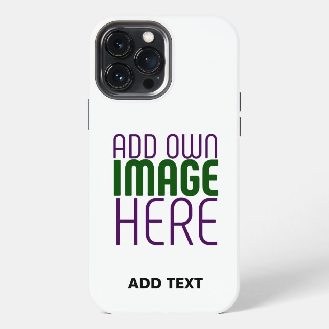 COQUE iPhone MODÈLE DE TEXTE D'IMAGE BLANCHE SIMPLE MODERNE (Verso)
