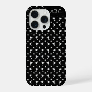 Coque iPhone 15 Pro Modèle de trophée personnalisé noir