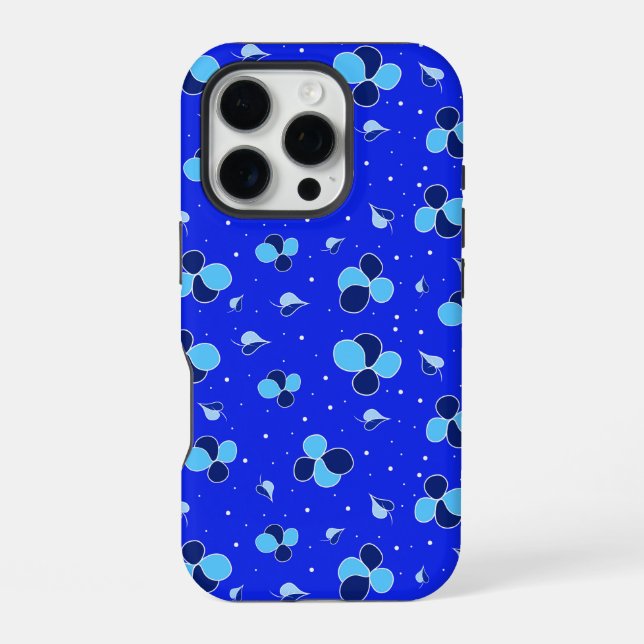 Coque iPhone Modèle floral (Verso)