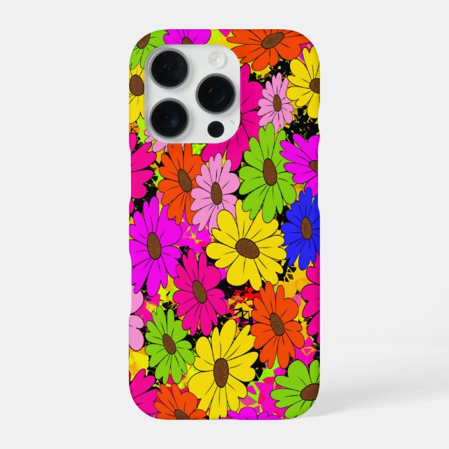 Coque iPhone Modèle floral (Verso)