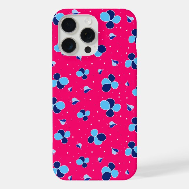 Coque iPhone Modèle floral (Verso)