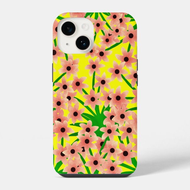 Coque iPhone Modèle floral (Verso)