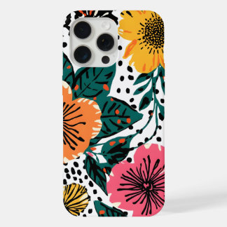 Coque iPhone 15 Pro Max Modèle floral