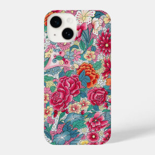 Coque Pour iPhone 14 Modèle floral chinois coloré