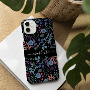 Etui iPhone 13 Modèle floral coloré personnalisé