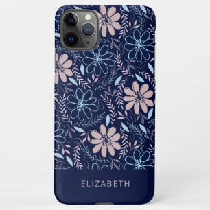 Coque iPhone 11Pro Max Modèle floral de Doodle