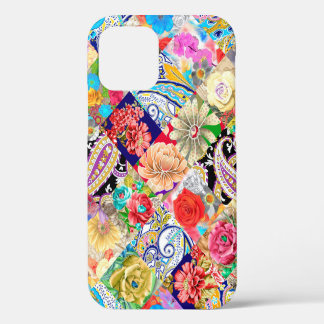 Coque iPhone 12 Modèle floral tropical