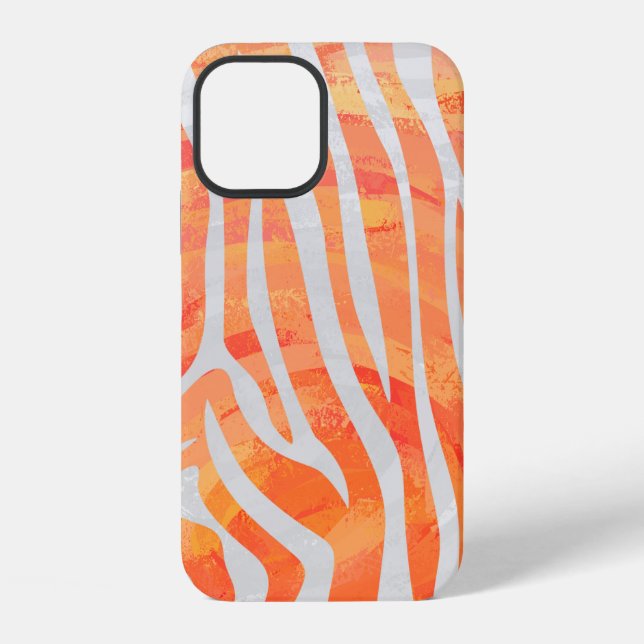 Coque iPhone Modèle Zèbre texturé (Verso)