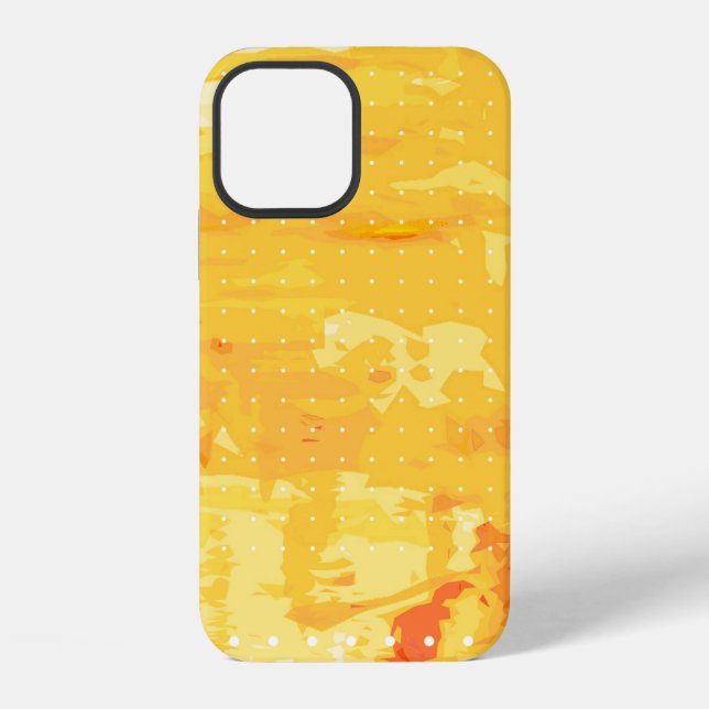 Coque iPhone Modern abstract background of bright brush strokes (Verso)