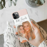 Coque iPhone 11Pro Max Modern Pink |  Personal Photo Best Friends Gift<br><div class="desc">Modern Pink |  Personal Photo Best Friends Gift</div>