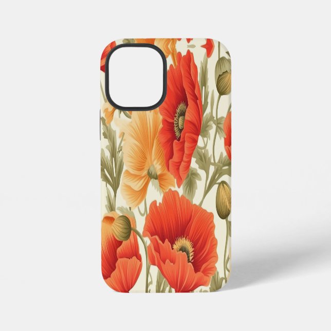 Coque iPhone Modern Watercolor Flowers (Verso)