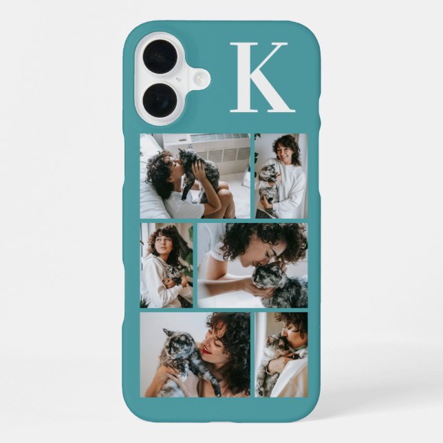 Coque iPhone Moderne 6 Photo Sarcelle (Verso)