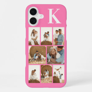 Coque iPhone 16 Plus Moderne 8 Photo Rose
