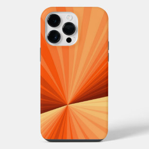 Coque Pour Pour iPhone 14 Pro Max Moderne Abstrait Orange Rouge Vanille Graphique Fr