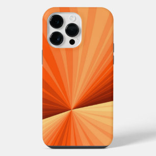 Coque Pour Pour iPhone 14 Pro Max Moderne Abstrait Orange Rouge Vanille Graphique Fr